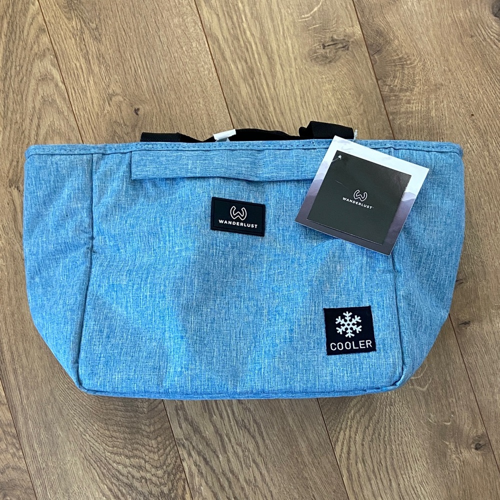 Wanderlust Sky Blue Cooler Duffel Bag